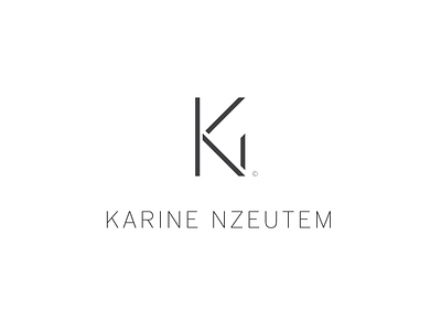 KN Monogram art blog graphic initials letters logo minimalistic monogram photography symbol wordmark