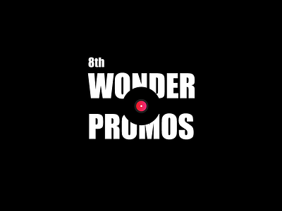 8th Wonder Promos - Logo brand brandidentity dj icon logomark music records symbol typography wordmark