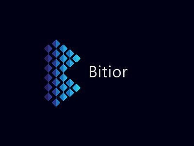 Bitior - Blockchain & Cryptocurrency blockchain blocks brand cryptocurrency design icon logo symbol