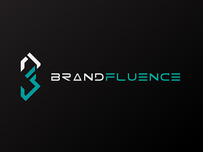 Brandfluence Logo brand design digital icon logo logomark monogram symbol typography