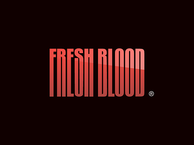 FRESH BLOOD brand design fashion identity letters logo logotype type typography