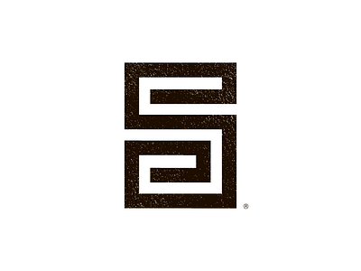 S lettermark black bold brand icon lettermark logo mark minimal minimalistic s symbol texture