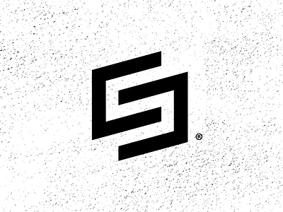 S bold icon letter lettermark logo mark minimal negative space positive space s symbol