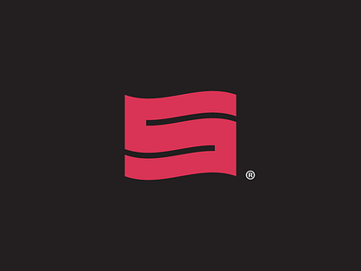 S flag brand flag icon identity lettermark logomark mark racing s symbol