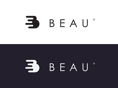 BEAU b brand classy comb elegant flat icon identity logo logomark mark symbol