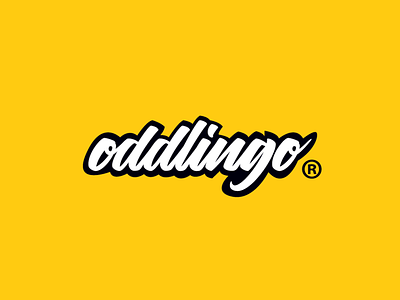 Oddlingo brand brand identity caligraphy fashion handlettering icon illustration logo logo design symbol typography