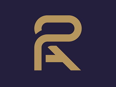 RA brainstorm brand icon lettermark logo mark monogram ra symbol typography ui vector