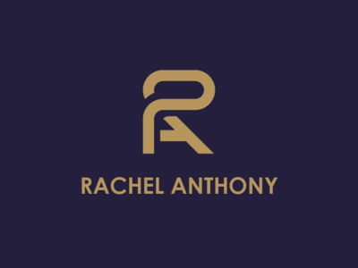 Rachel Anthony brand classy design icon illustration lettermark logo mark monogram royal symbol typography ui