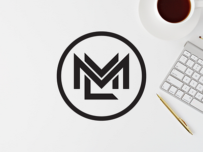 MML brand brand identity icon illustration logo logo design mark minimalism monochrome monogram symbol type typography