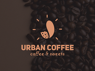 Urban Coffee brand brand identity coffee cookie flat icon illustration logo mark symbol ui urban
