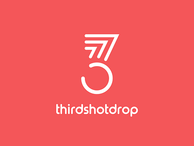 Third Shot Drop ball brand creative flat icon illustration innovative lineart logo logomark mark pickleball sport symbol typography