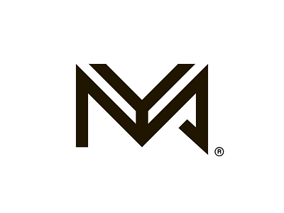NYA brand brand identity branding icon illustration lettermark logo logomark mark monogram nya symbol type typography vector