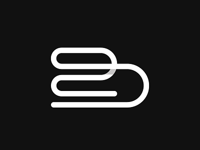 BS Monogram - 1 line brand brand identity bs icon lettermark lineart logo logomark mark monochrome monogram symbol type typography vector