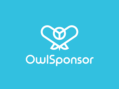 OwlSponsor app brand brand identity crowdfunding design icon illustration lineart logo logomark mark minimalistic owl owllogos symbol typography vector