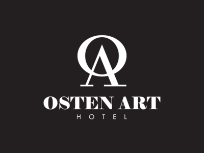 Osten Art 2 art brand brand identity design gallery icon illustration lettermark logo logomark mark monogram oa symbol type typography