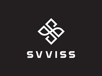 SVVIS abstract brand brand identity cross flat icon illustration lettermark logo logomark mark minimalism monogram s symbol typography