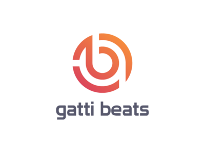 Gatti Beats beats brand brand identity creative gb gradient icon illustration lettermark logo logomark mark monogram music note symbol typography