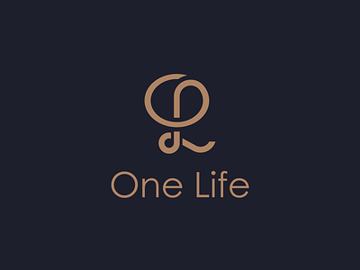 One Life - "OL Monogram brand brand identity cancer elegant foundation icon lettermark lineart logo luxury mark monogram ol symbol typography