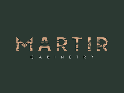 MARTIR Typography brand brand identity cabinetry customtype icon lettermark logo logomark mark symbol type typography woodwork wordmark