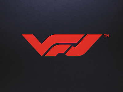 VFV Typography brand brand identity customtype icon illustration logo logomark logotype mark mountainbike shapes speed symbol typography wordmark