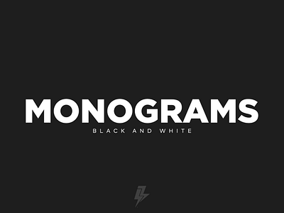 MONOGRAMS B&W
