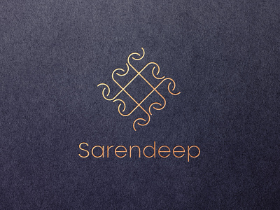 Sarendeep abstract arabic icon insence lineart logo luxury mark oud perfume symbol wood