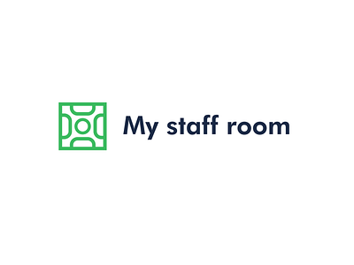 My Staff Room | Logomark Design brand brand identity freelance icon individual logo logomark mark meet up minimal outings room staff symbol worker