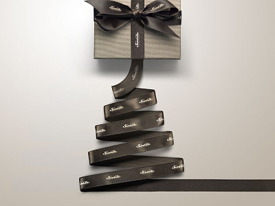 Scintille Montesanto - Christmas ADV 2016 adv advertising billboard christmas compositing gift jewelry outdoor photoshop ribbon tree visual