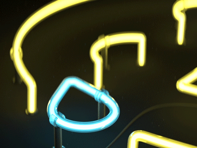 Joy! 3d aforox animation c4d design icon loop neon octane render yolo yoloapp
