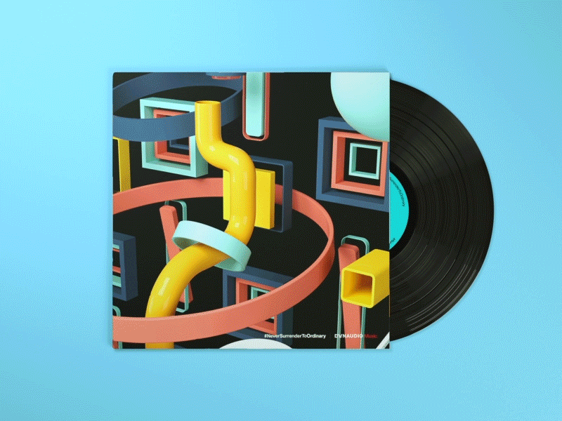 Our Dynaudio case is now live! octane motiongraphics illustration graphicdesign dynaudiomusic design creativecircle c4d aforox-tv aforox