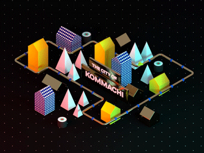 Kommachi motiongraphics motion loop 3d animation octane c4d aforox