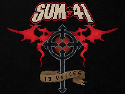 Pixel art version of Sum 41's '13 Voices'