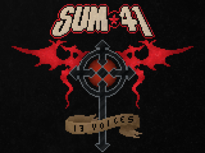 Pixel art version of Sum 41's '13 Voices' by Litiare on Dribbble