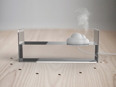 Cloud Air Humidifier industrial rendering