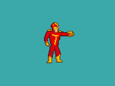 Pixel Art: Turbo Man