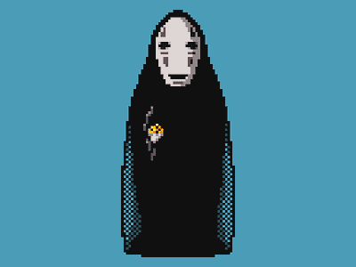 Pixel Art: No-Face Spirit