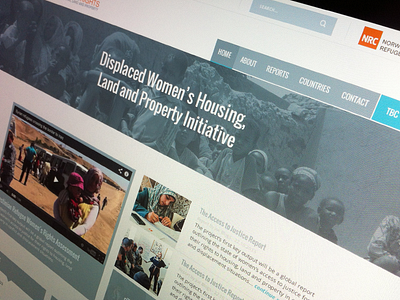 Displaced Womens Rights Campaign charity design flat help homepage refugee responsive ui web design website