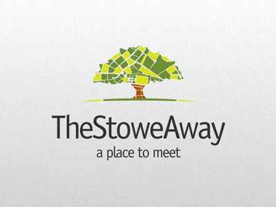 The Stowe Away Logo green logo tree