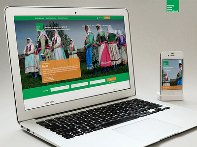 Minority Rights Website Design