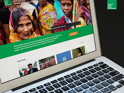 Minority Rights Website Design