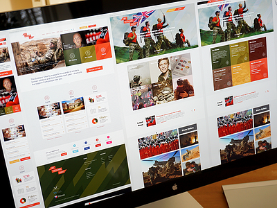 The Soldiers' Charity Website Design asksanik charity design homepage landing page layout soldiers ui user interface ux web