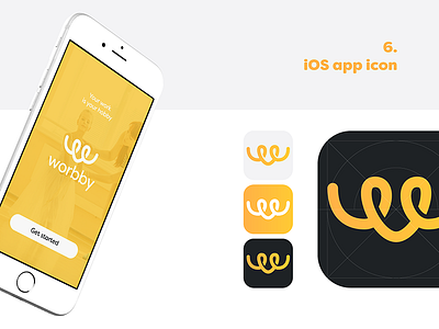App Icon Design app brand design guide icon identity logo presentation splash screen style visual worbby