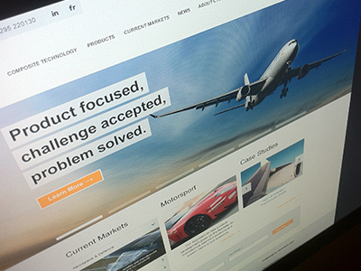 Aerospace Homepage Visual 2 aerospace formula 1 homepage mock motorsport plane rally space typography ui ux visual website