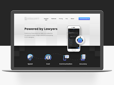 Legal App Landing Page