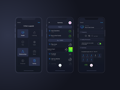 Priority Coach - UI Mobile App