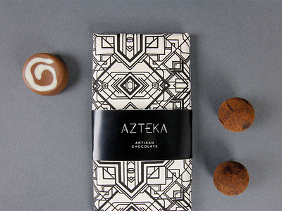 Azteka - Artisan Chocolate Branding branding