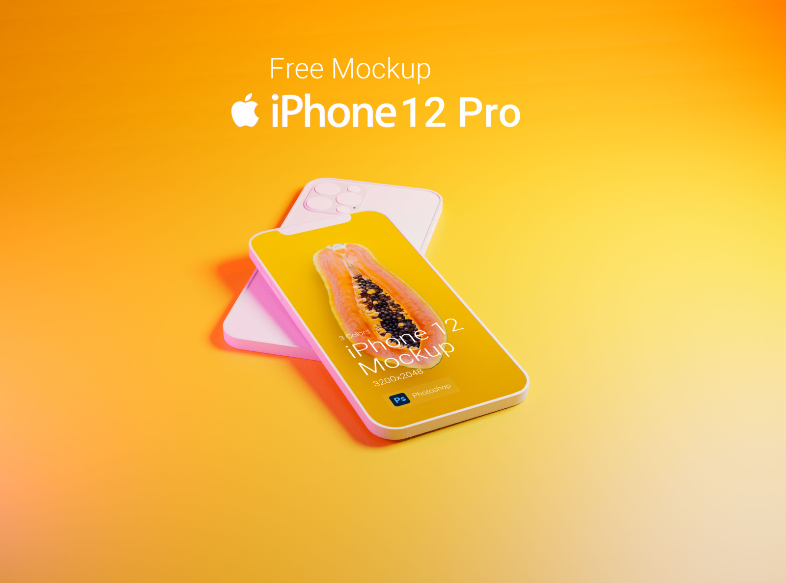 Download iPhone 12 Pro Free Mockup by Anton Goldobin on Dribbble