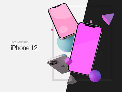 iPhone 12 Free Mockup