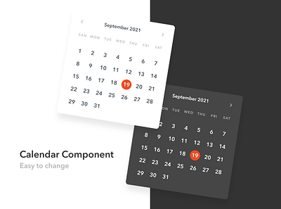 Free Figma Calendar Component calendar design figma ui web webdesign
