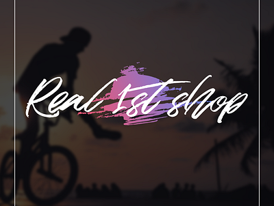 "Real 1st shop" Logo